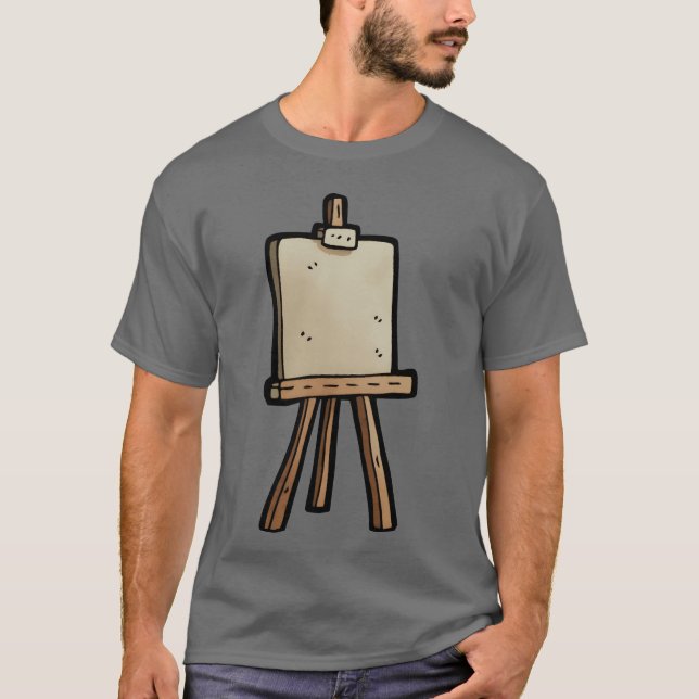 Vintage Paint Easel gift T-Shirt (Front)