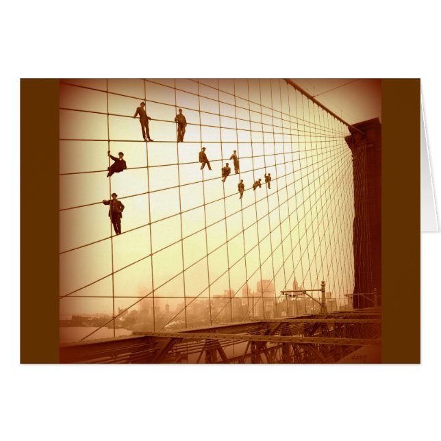Vintage Painters Brooklyn Bridge (Front Horizontal)