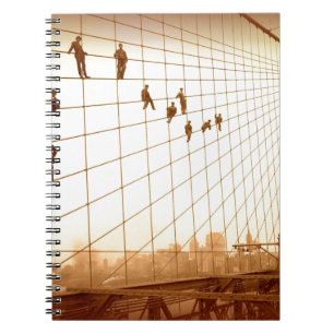 Vintage Painters Brooklyn Bridge Notebook