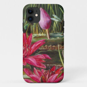 Vintage Painting Pink Blossoms Flowers Case-Mate iPhone Case
