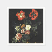 Vintage painting Still Life with Flowers