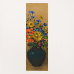 Vintage painting Wildflowers Yoga Mat