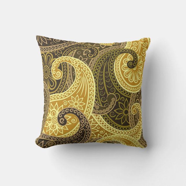 Vintage Paisley  Cushion (Front)