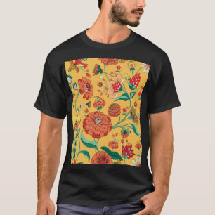Vintage Paisley Floral Garden T-Shirt