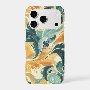 Vintage Paisley-Inspired Leaf Pattern