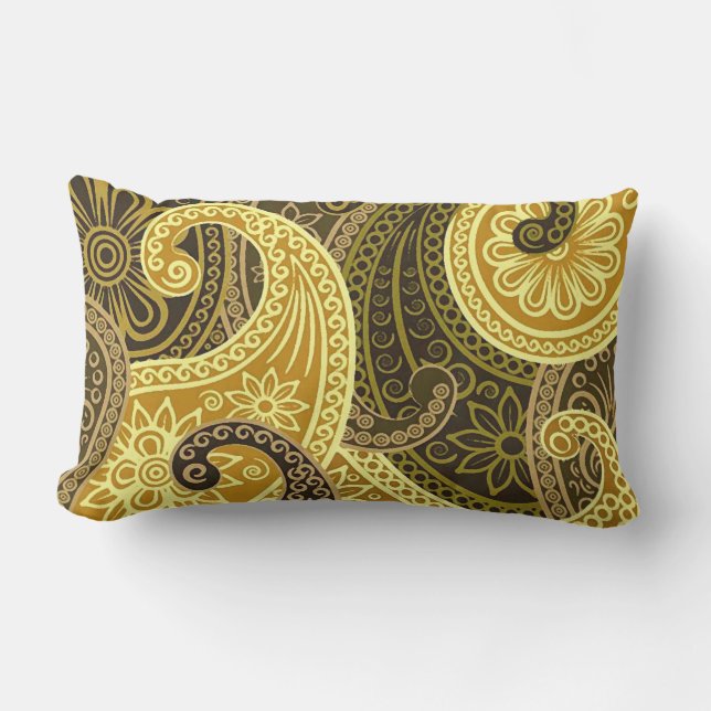  Vintage Paisley Outdoor Cushion (Front)
