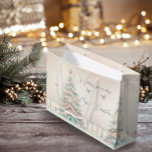 Vintage pale Merry Christmas  Large Gift Bag<br><div class="desc">Embrace the nostalgia of yesteryears with our Vintage Pale Merry Christmas Large Gift Bag. This charming bag features a timeless design that exudes elegance and holiday cheer. Its generous size makes it perfect for wrapping large presents, while the vintage-inspired artwork adds a touch of classic charm to any gift-giving occasion....</div>