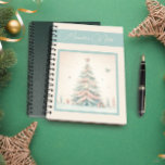 Vintage pale Merry Christmas personalized Notebook<br><div class="desc">Add a touch of personalized nostalgia to your holiday season with our Vintage Pale Merry Christmas Personalized Notebook. This charming notebook features a timeless design with customizable elements, allowing you to create a unique keepsake that captures the spirit of yuletide joy. Whether used for jotting down festive plans, recording cherished...</div>