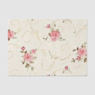 Vintage Pale Pink Rose Tissue Paper
