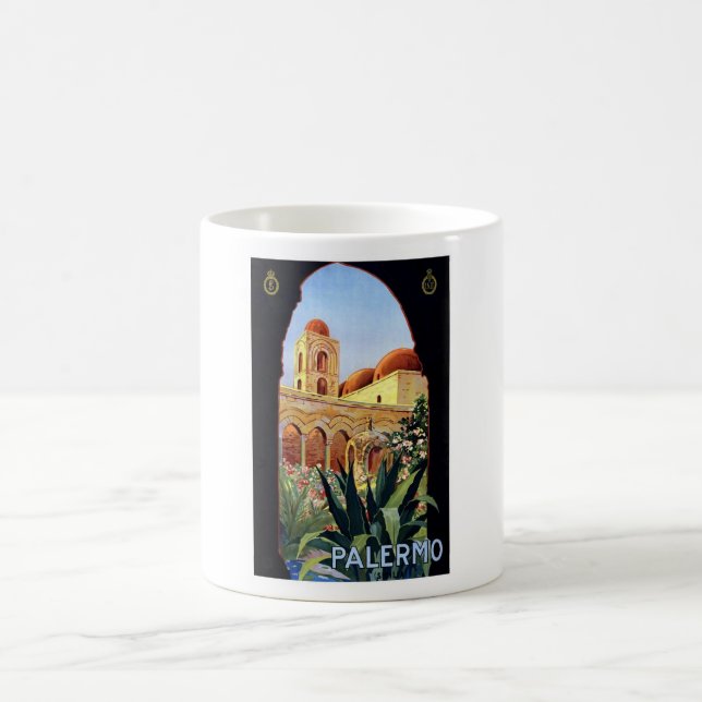 Vintage Palermo Sicilia Coffee Mug (Center)
