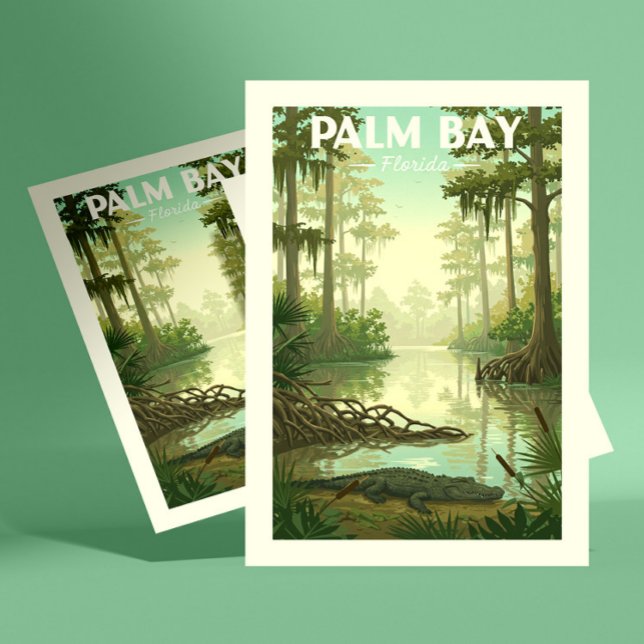 Vintage Palm Bay Florida Postcard (Creator Uploaded)