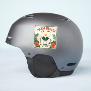 Vintage Palm Beach Pickleball Club Retro Sticker
