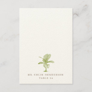 Vintage Palm Destination Beach Place Cards