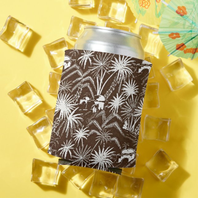Vintage Palm Serenity Can Cooler (In Situ Summer)