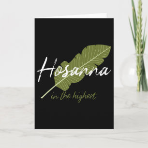 Vintage Palm Sunday Hosanna In The Highest Christi Card