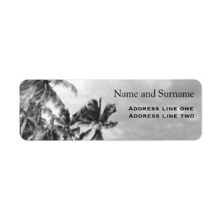 Vintage Palm Trees Personalised