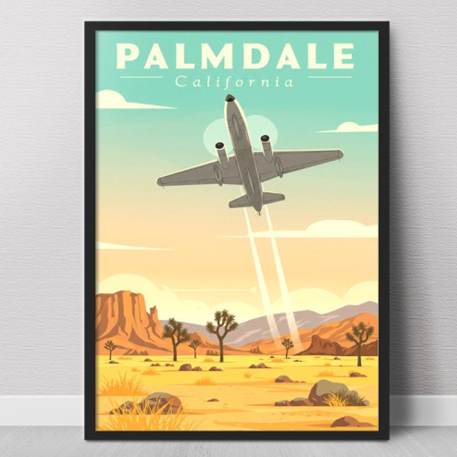 Vintage Palmdale California Poster (Creator Uploaded)