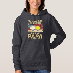 Vintage Papa Baseball Softball Players Shirt Desig