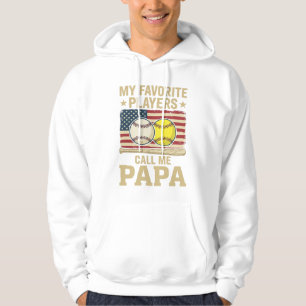 Vintage Papa Baseball Softball Players Shirt Desig