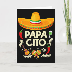 Vintage Papa Cito Cinco De Mayo Mexican Party1  Card