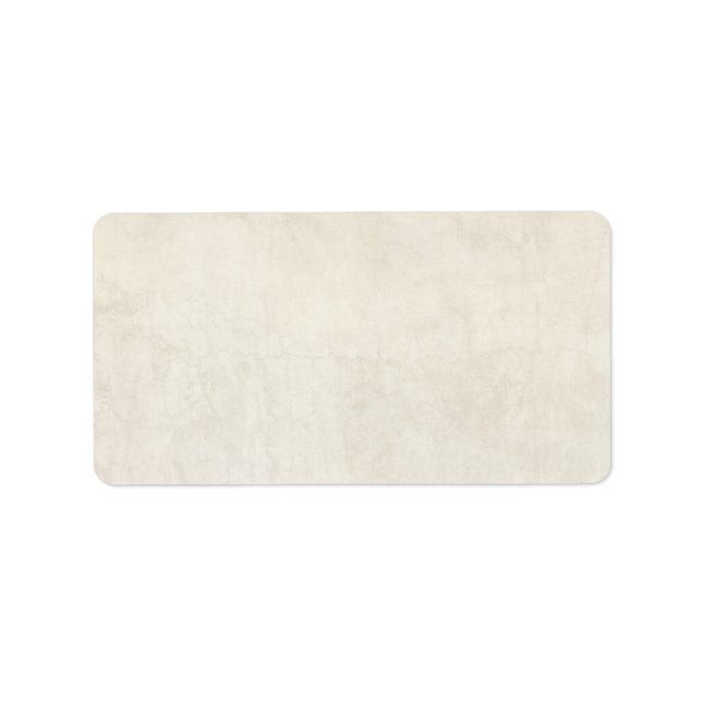 Vintage Paper Antique Ivory Parchment Background Label (Front)