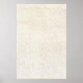 Vintage Paper Antique Ivory Parchment Background Poster
