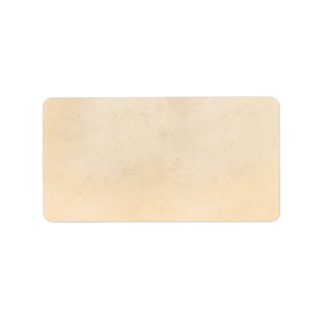 Vintage Paper Antique Parchment Template Blank Label (Front)
