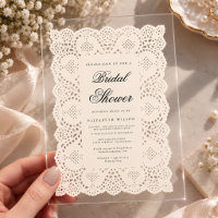 Vintage Paper Doily Lace Bridal Shower