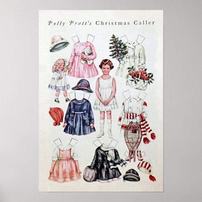 Vintage Paper Doll  Poster (Front)