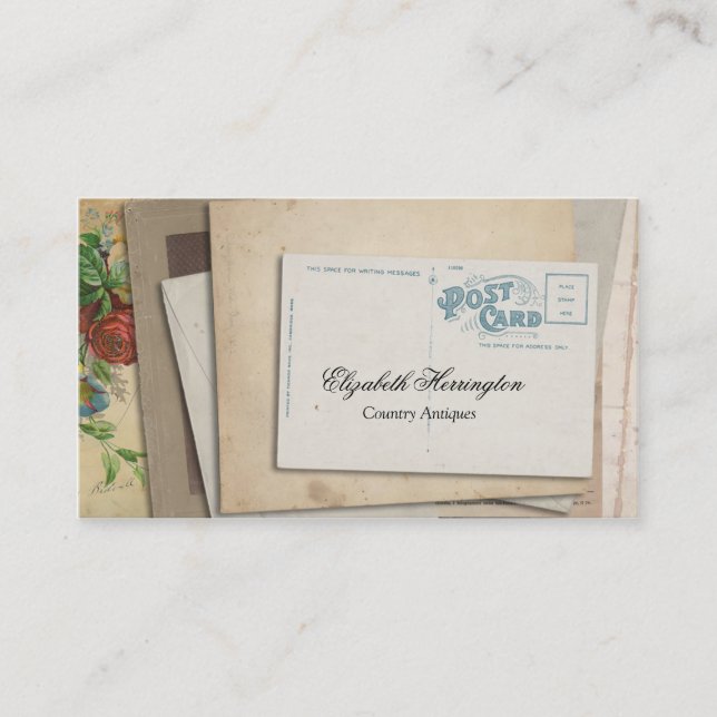 Vintage Paper Ephemera Post Card (Front)