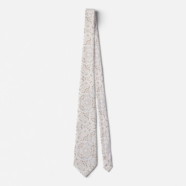 Vintage paper lace  tie (Front)