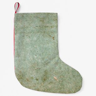 Vintage paper retro antique small christmas stocking