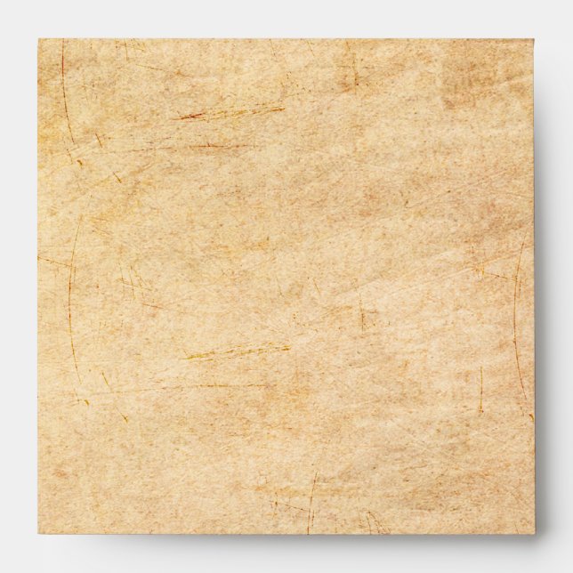 Vintage Paper Square Envelope (Front)