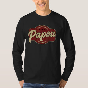 Vintage Papou Like a Grandpa but Cooler 1 T-Shirt