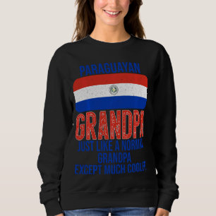 Vintage Paraguayan Grandpa Paraguay Flag For Fathe Sweatshirt