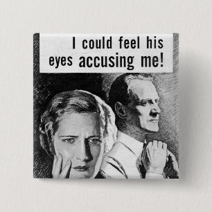 Vintage Paranoia 15 Cm Square Badge