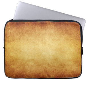 Vintage Parchment Antique Paper Background Custom Laptop Sleeve