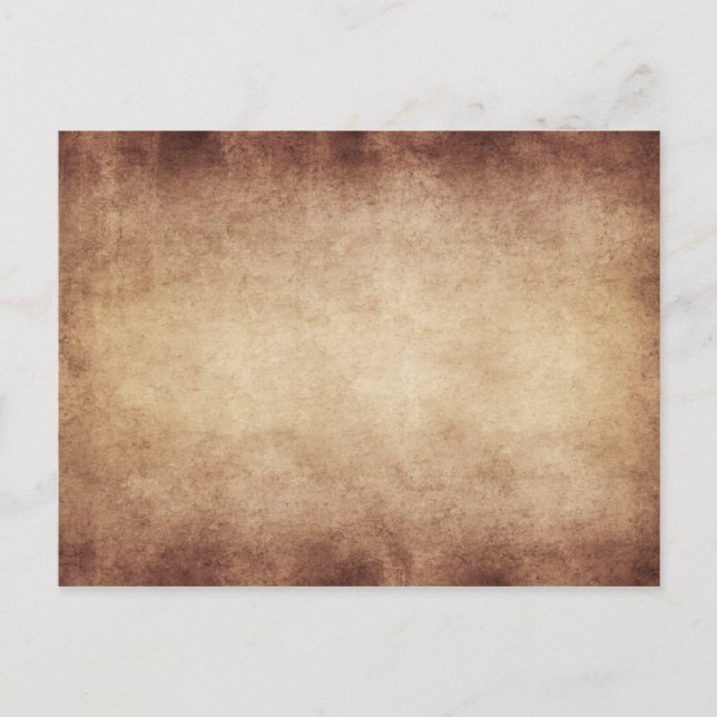 Vintage Parchment Antique Paper Background Custom Postcard (Front)