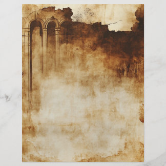 Vintage Parchment Christian Bible Prayer Journal