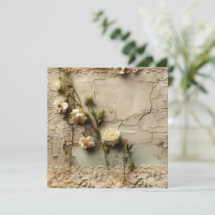 Vintage Parchment Love Letter with Flowers (3)