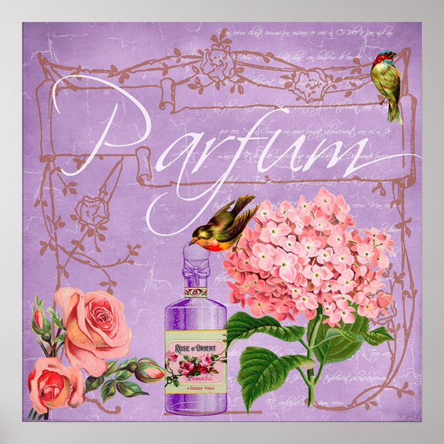 Vintage Parfum Poster (Front)