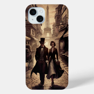 Vintage Paris  iPhone 15 Mini Case