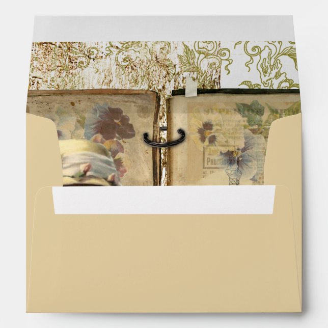 Vintage Paris Classical Professional Envelope (Back (Bottom))