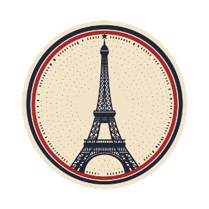 Vintage Paris Eiffel Tower 1889 Mon Amour Hoodie