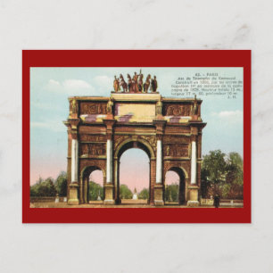 Vintage Paris, Etoile, Arc de Triumphe Postcard