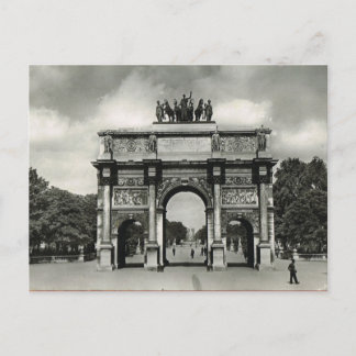 Vintage Paris, Etoile, Arc de Triumphe Postcard