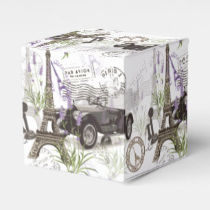 Vintage Paris Favour Box