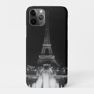 Vintage Paris Fontains Tower Eiffel night Case-Mate iPhone Case
