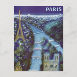 Vintage Paris, France - Postcard
