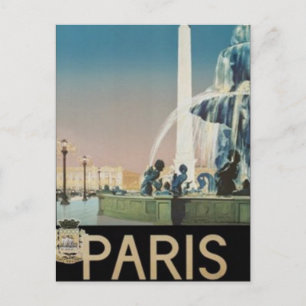 Vintage Paris, France - Postcard